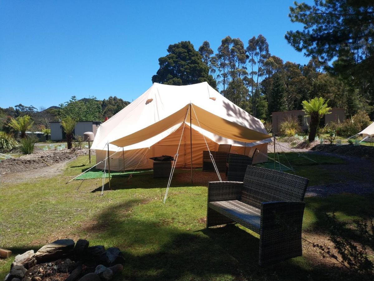 Glamping At Zeehan Bush Camp Kültér fotó